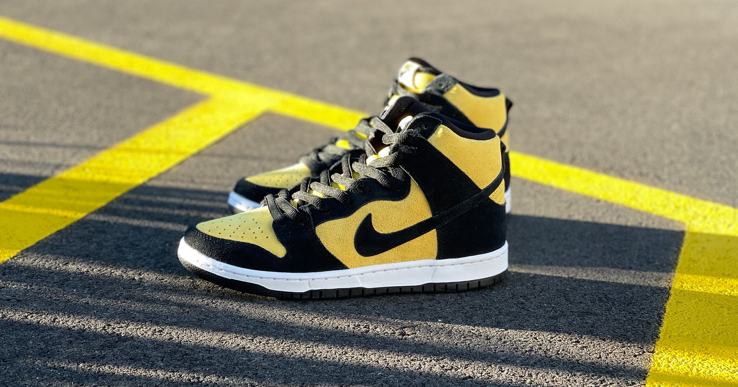 Nike Dunk High Pro SB Truck It Black Yellow Orange sz 10 | eBay