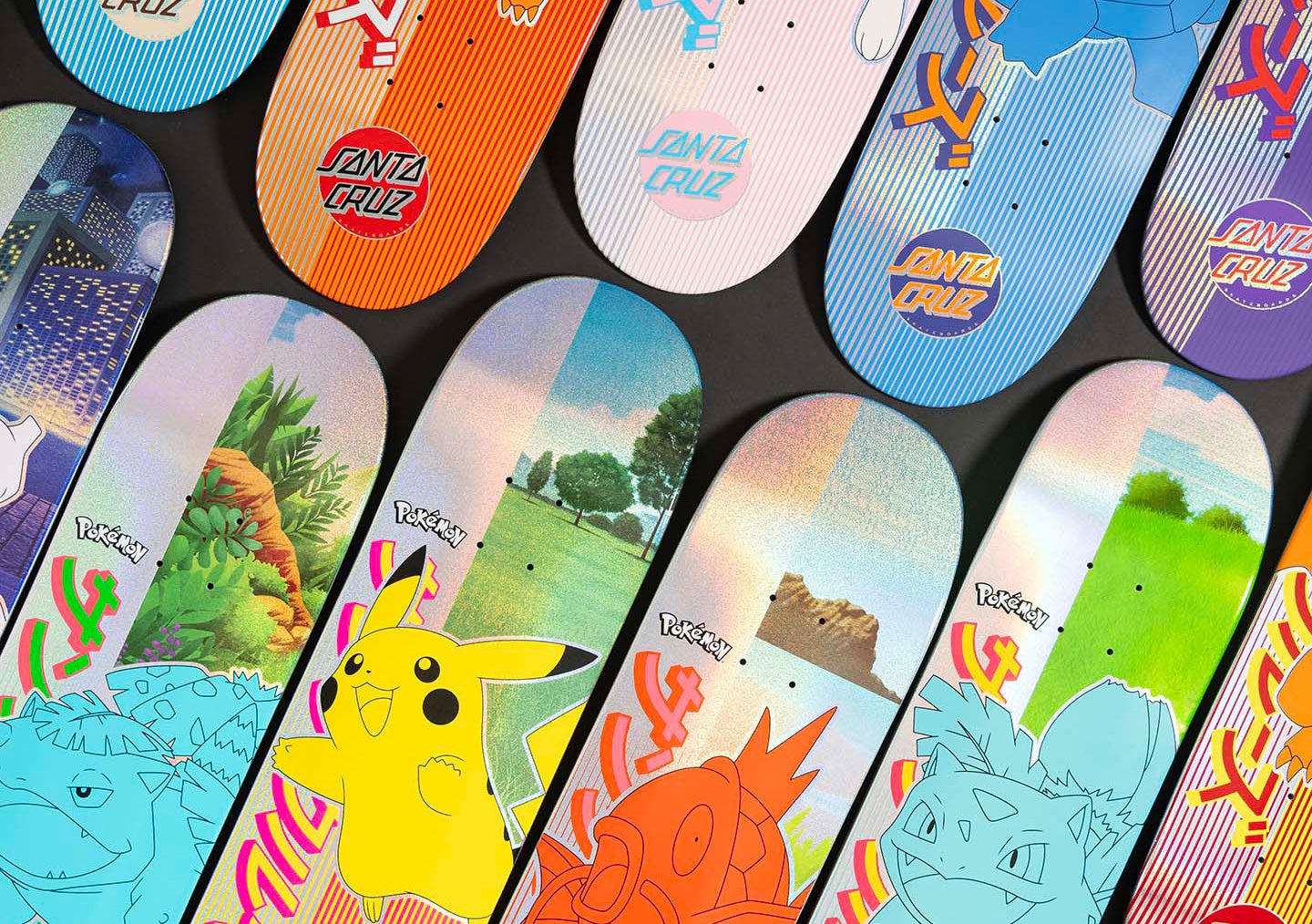 Deck Skateboard Santa Cruz X Pokemon 8 Pouces - Sac Blindé Scellé - Neuf - Vendeur UK Fiable