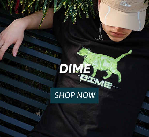 Dime Rawdon Tee in White | Boardertown US