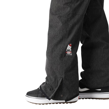 686 Aura Insulated Cargo Pant in Hello Kitty Black Denim