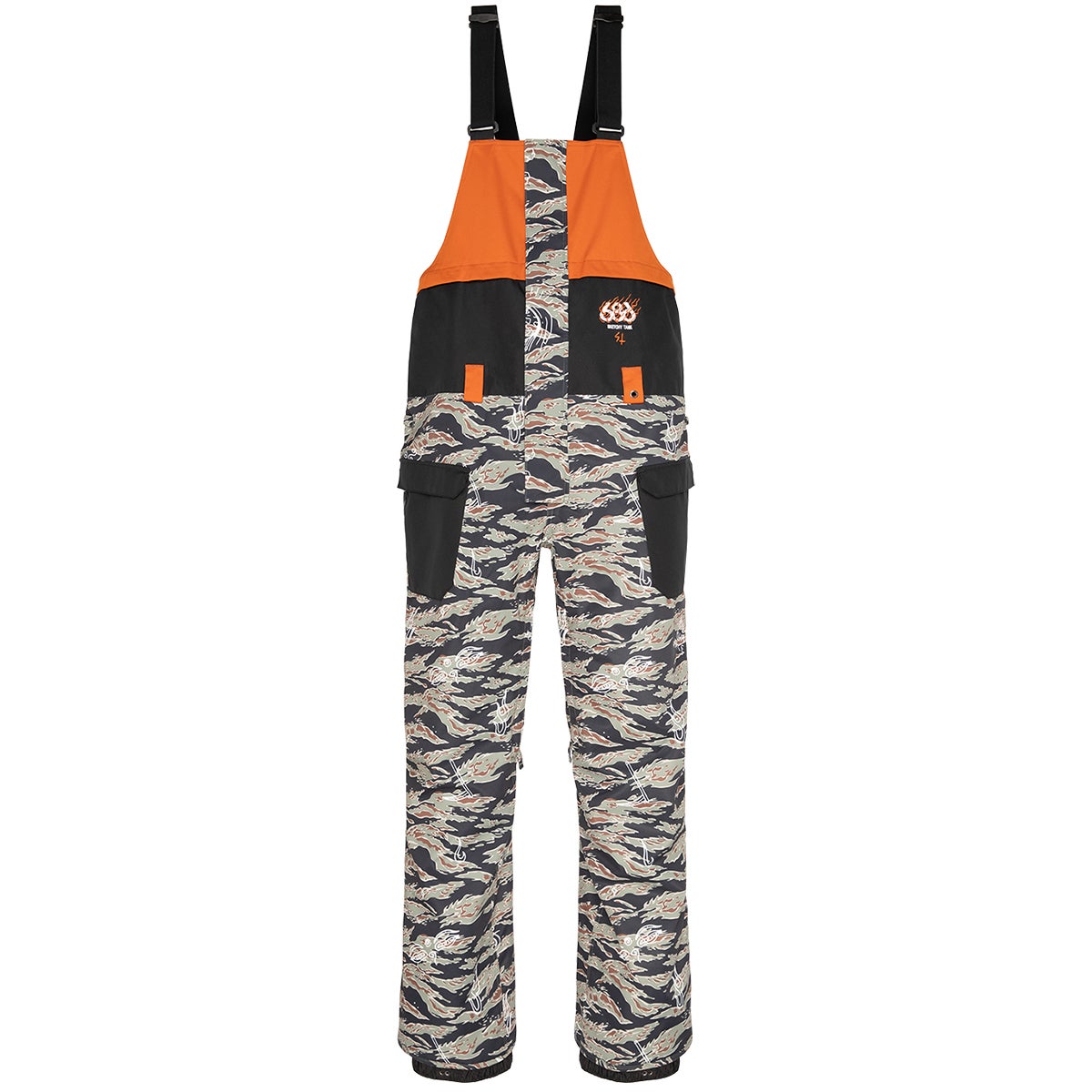 686 camo bibs