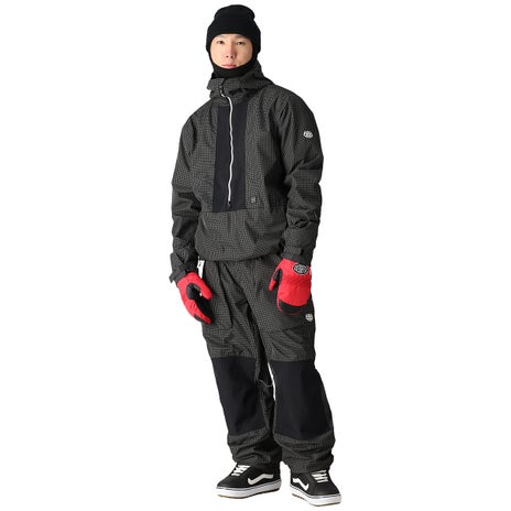 686 Ghost 2.5L Pant in Black Grid Colorblock