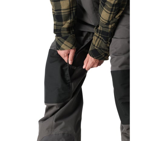 686 Hot Lap Insulated Bib Pant in Charcoal Colorblock