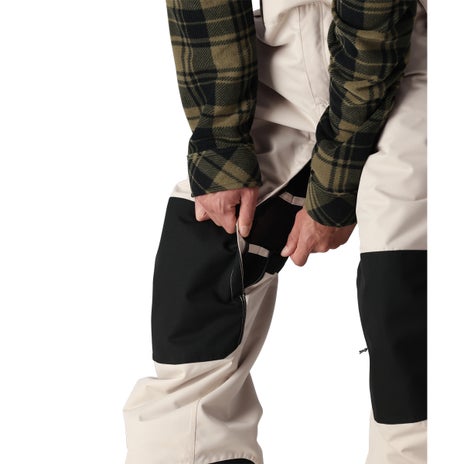 686 Hot Lap Insulated Bib Pant in Limestone Colorblock