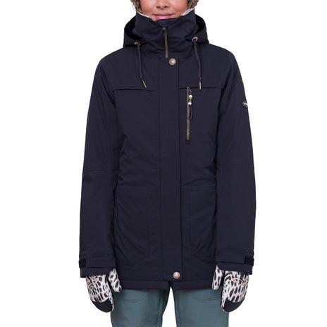 686 Spirit Insulated Jacket in Black Geo Jacquard