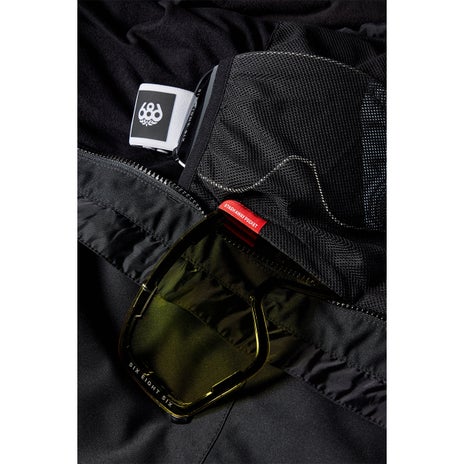 686 Spirit Insulated Jacket in Black Geo Jacquard