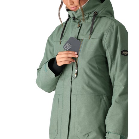 686 Spirit Insulated Jacket in Cypress Green Dobby