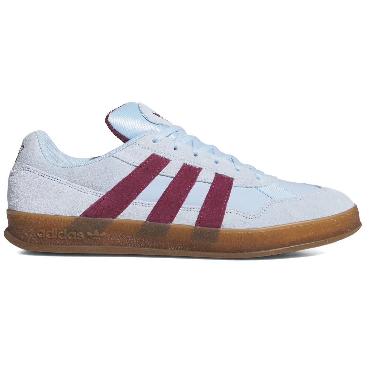 Adidas Aloha Super Shoe in Clear Sky/Maroon/Gum | Boardertown