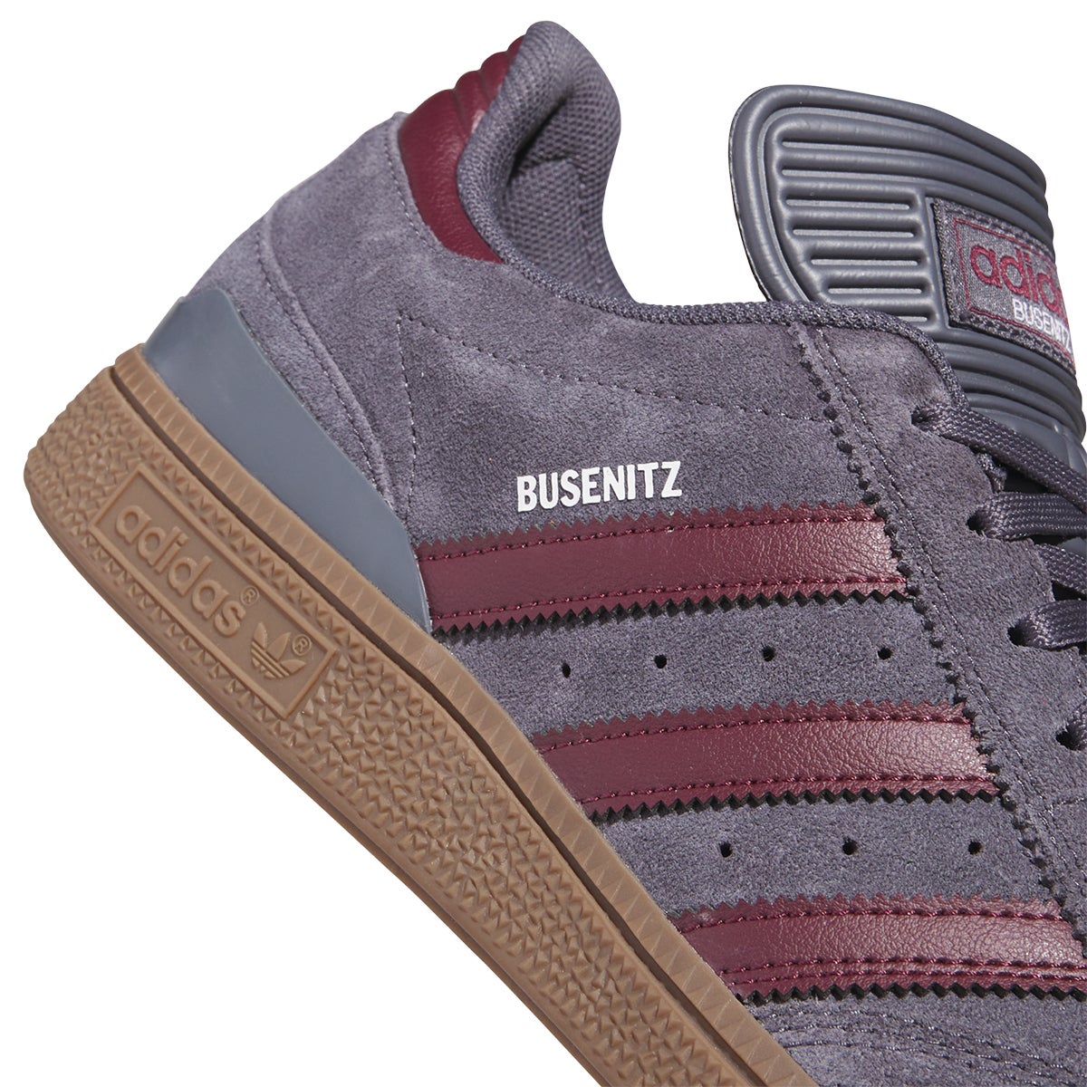 Adidas Busenitz Shoe in Aurora Onix/Maroon/Gum | Boardertown