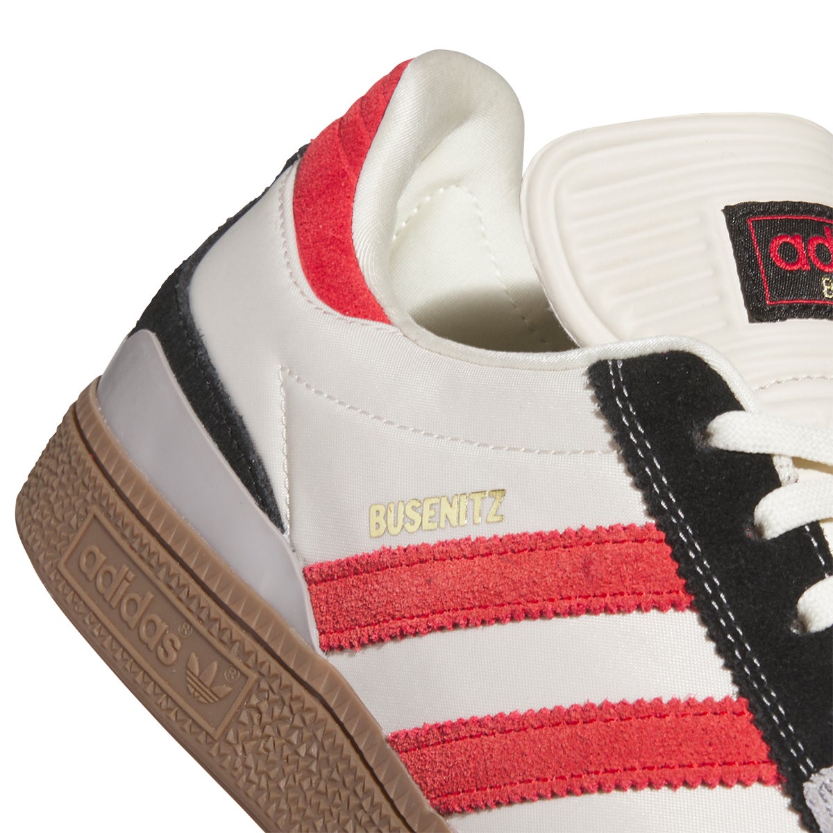 Adidas Busenitz Shoe in Clear Brown/Better Scarlet/Gum