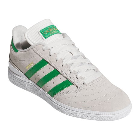 Adidas Busenitz Shoe in Crystal White/Crystal White/Gold