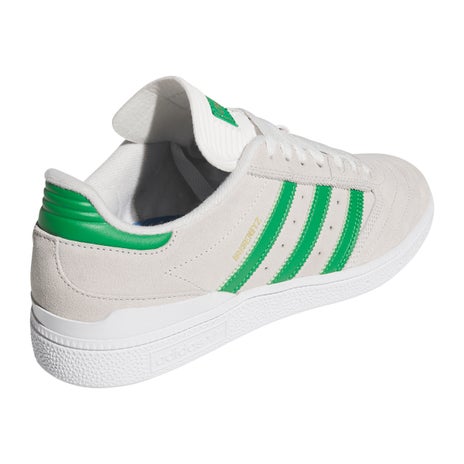 Adidas Busenitz Shoe in Crystal White/Crystal White/Gold