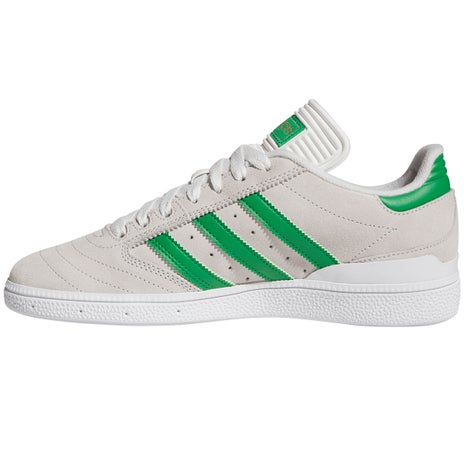 Adidas Busenitz Shoe in Crystal White/Crystal White/Gold