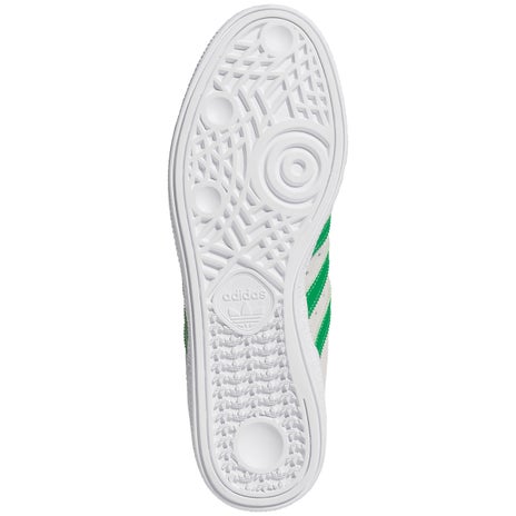 Adidas Busenitz Shoe in Crystal White/Crystal White/Gold