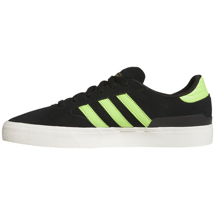 Adidas Busenitz Vulc II Shoe in Core Black/Solar Slime/Gold
