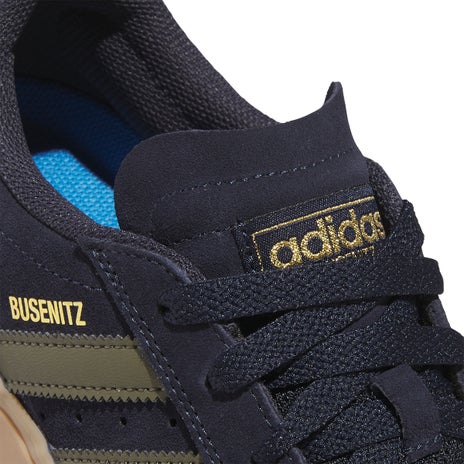 Adidas Busenitz Vulc II Shoe in Legend Ink/Olive Strata/Gold