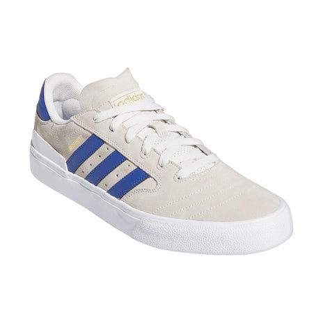 Adidas Busenitz Vulc II Shoe in White/Royal Blue/Gold
