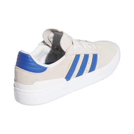 Adidas Busenitz Vulc II Shoe in White/Royal Blue/Gold