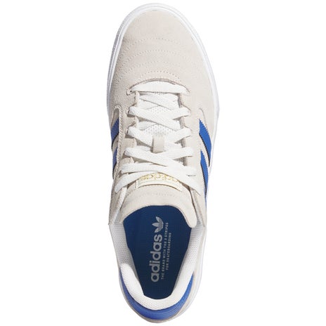Adidas Busenitz Vulc II Shoe in White/Royal Blue/Gold