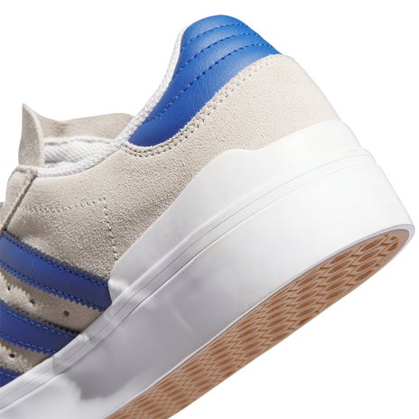 Adidas Busenitz Vulc II Shoe in White/Royal Blue/Gold