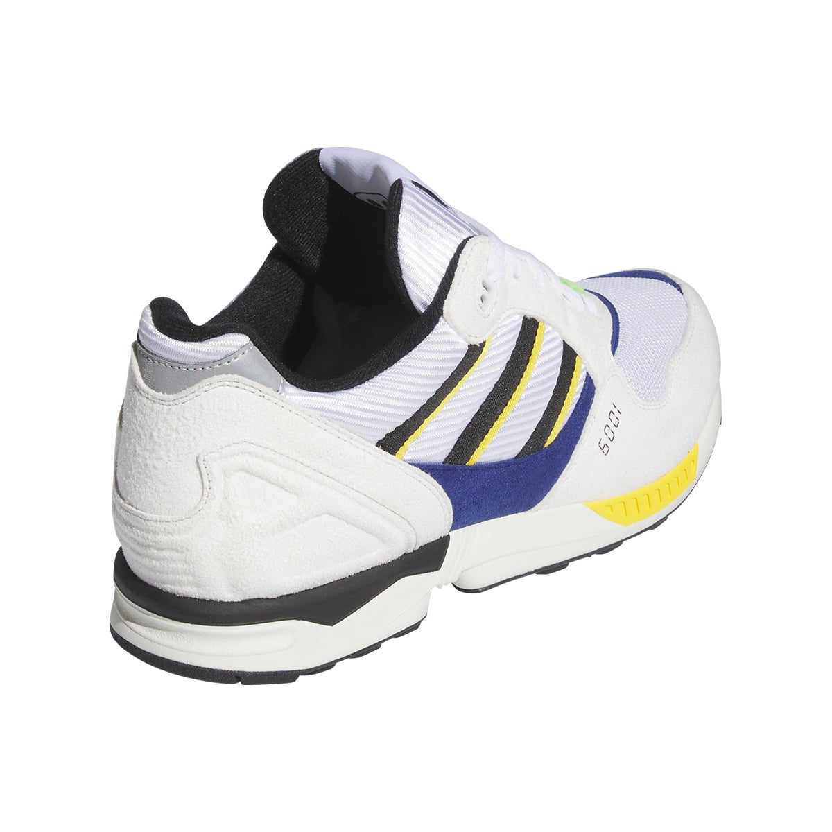 みる　1001 Adidas Civilist ZX6001 Shoe in Crystal White/Black/Gold | Boardertown