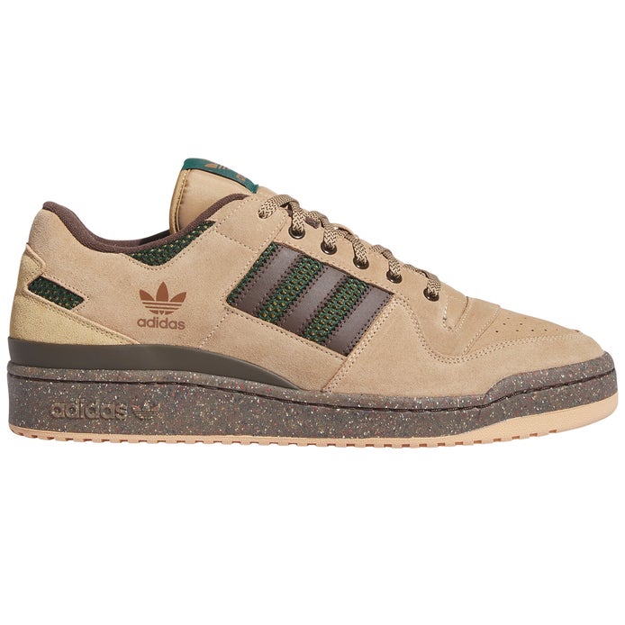Adidas Forum 84 Low ADV Shoe in Cardboard/Brown/Green