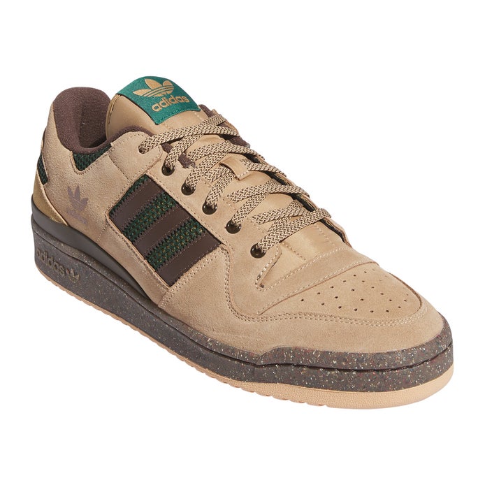 Adidas Forum 84 Low ADV Shoe in Cardboard/Brown/Green