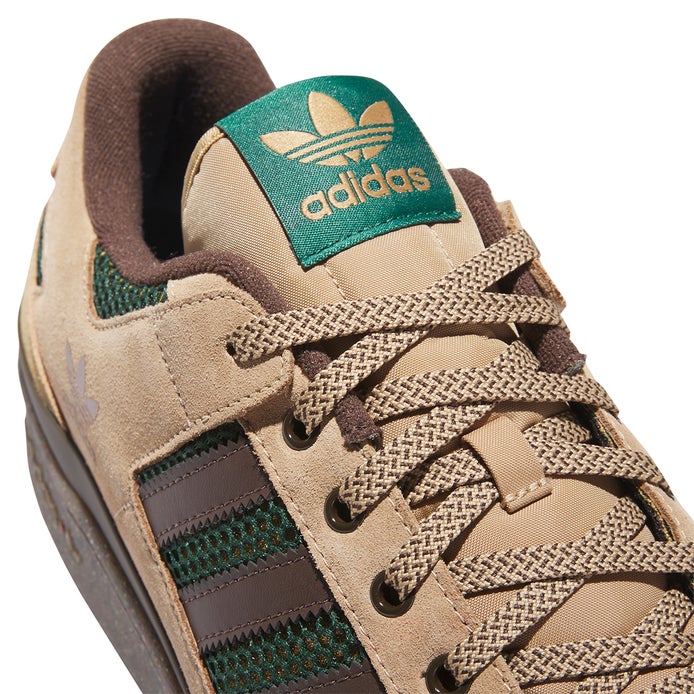 Adidas Forum 84 Low ADV Shoe in Cardboard/Brown/Green