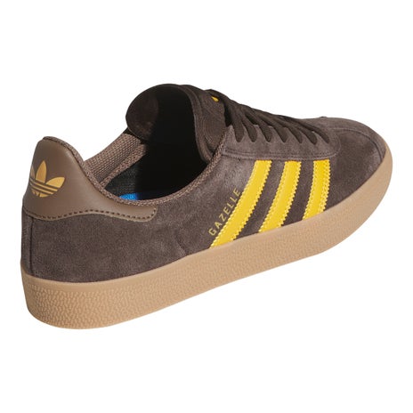 Adidas Gazelle ADV Shoe in Brown/Yellow/Earth Strata