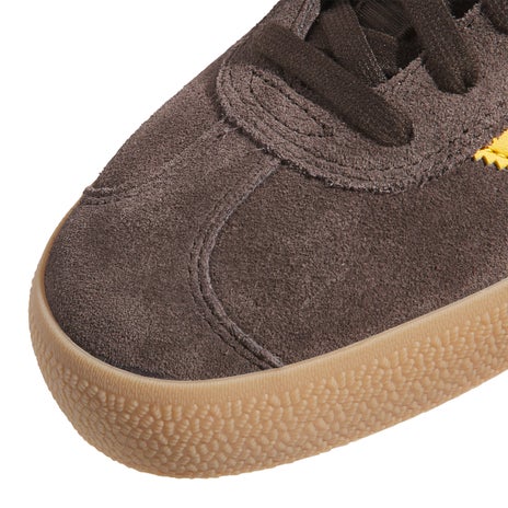 Adidas Gazelle ADV Shoe in Brown/Yellow/Earth Strata