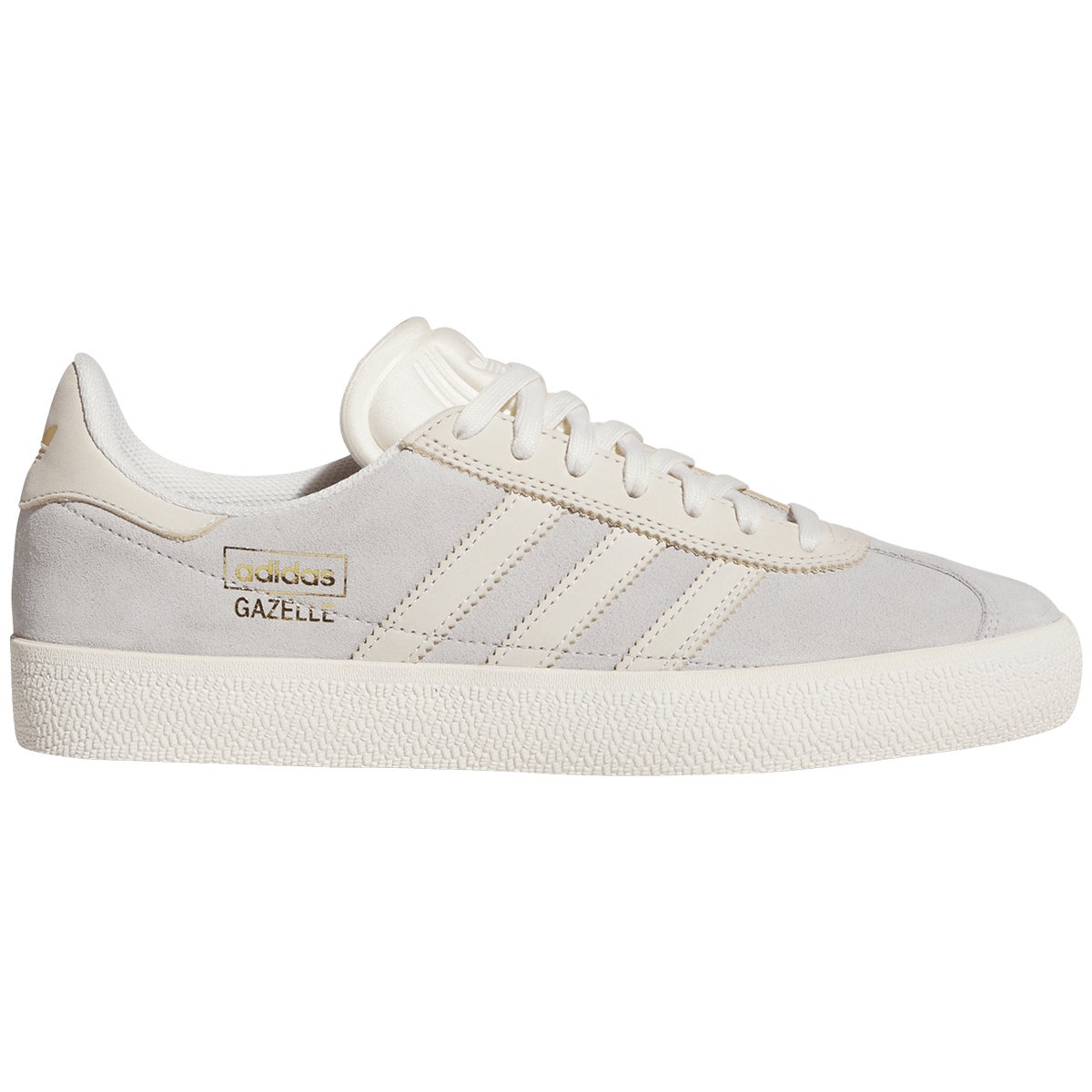 Adidas Gazelle ADV Shoe in Grey/Chalk White/Gold | Boardertown