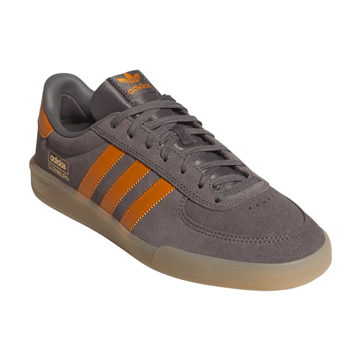 Adidas Glenburn Shoe in Charcoal/Rust Orange | Boardertown