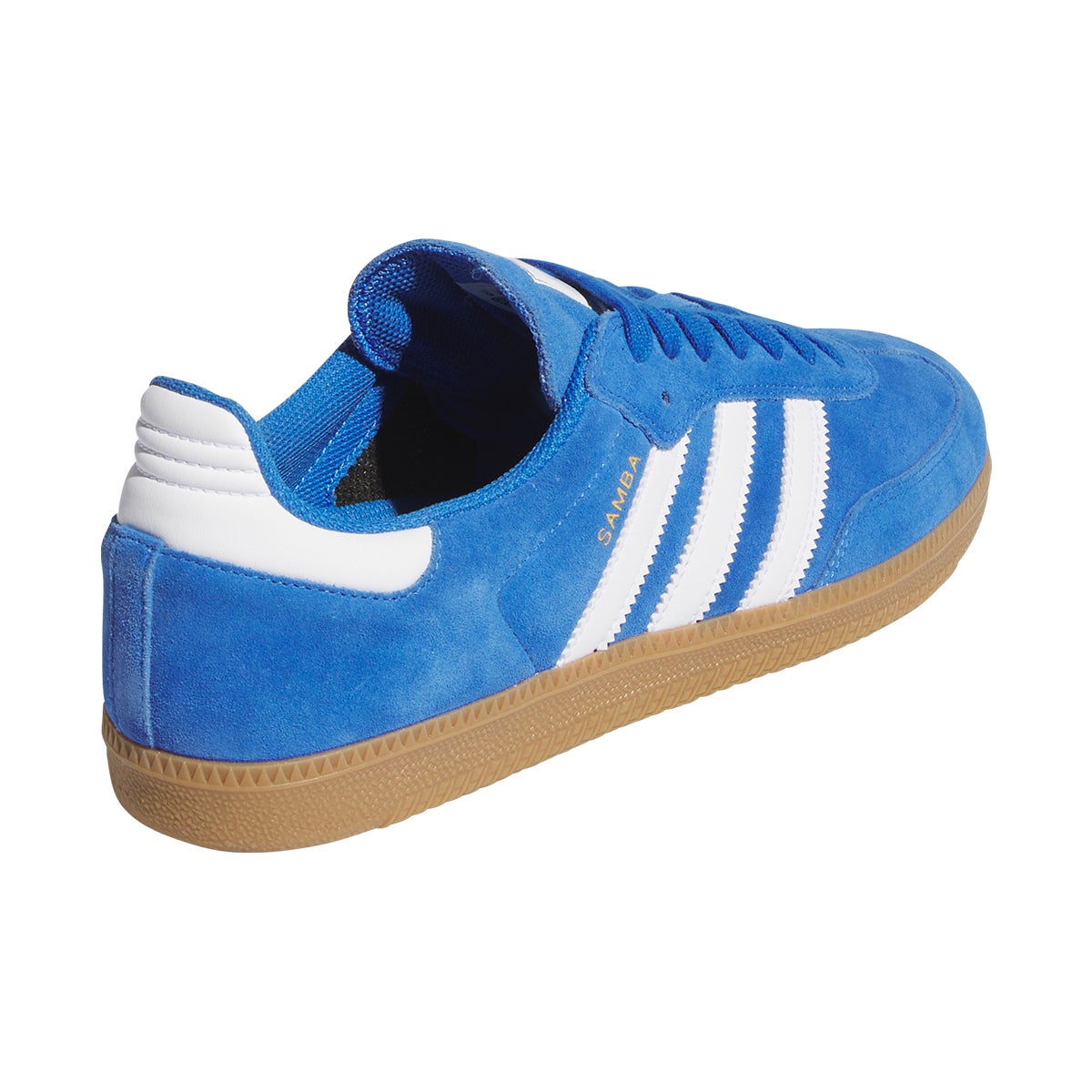 Adidas Samba ADV Shoe in Bluebird/White/Gold | Boardertown Adidas Samba ADV Shoe in Bluebird/White/Gold | Boardertown
