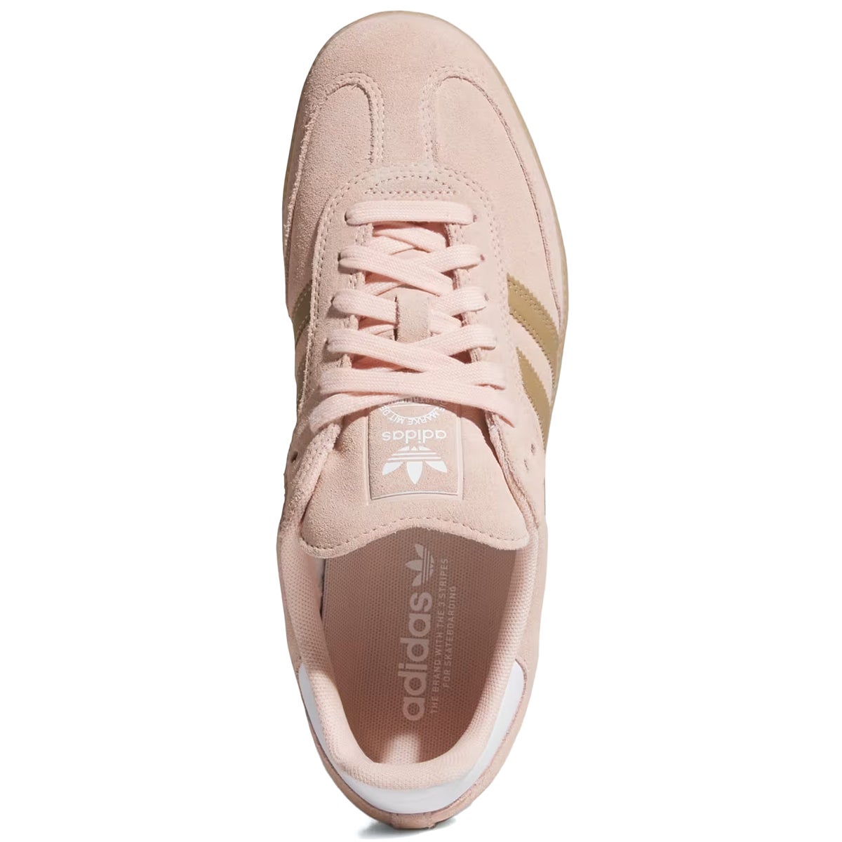 Adidas Samba ADV Shoe in Blush Pink/Cardboard/Gum | Boardertown