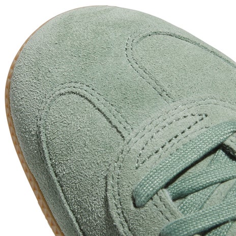 Adidas Samba ADV Shoe in Green/White/Gold
