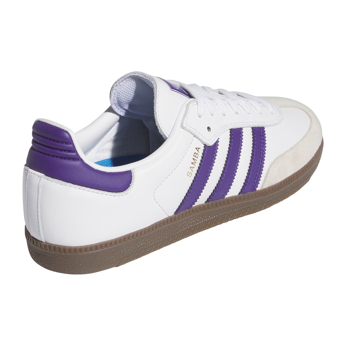 Purple and white adidas shoes deals