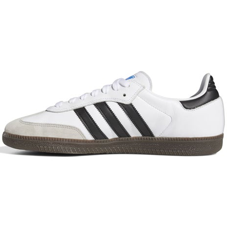 Adidas Samba ADV Shoe in White/Black/Gum