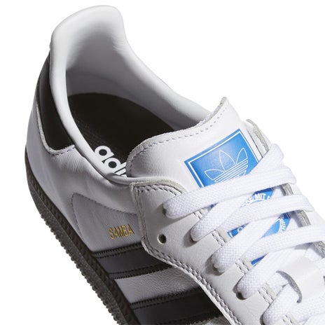 Adidas Samba ADV Shoe in White/Black/Gum