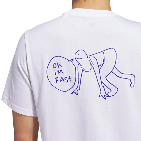Adidas Shmoo G 2 Tee in White