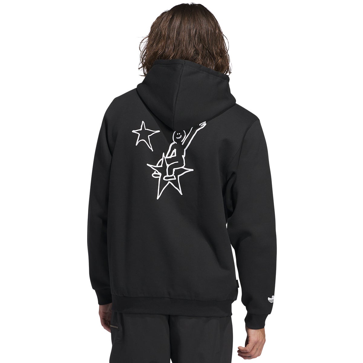 Adidas Shmoo Star Rider Hood in Black/White | Boardertown JP