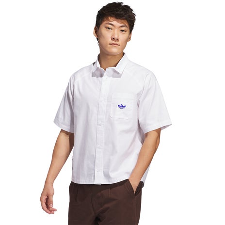 Adidas Shmoofoil Fighter Button Shirt in White