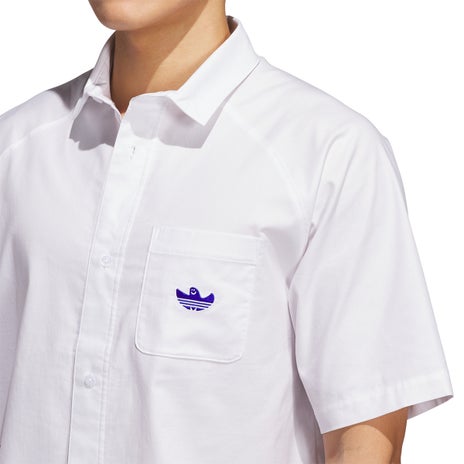 Adidas Shmoofoil Fighter Button Shirt in White