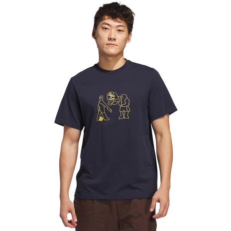 Adidas Shmoofoil Fighter Tee in Legend Ink