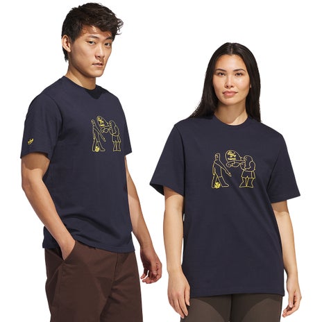 Adidas Shmoofoil Fighter Tee in Legend Ink