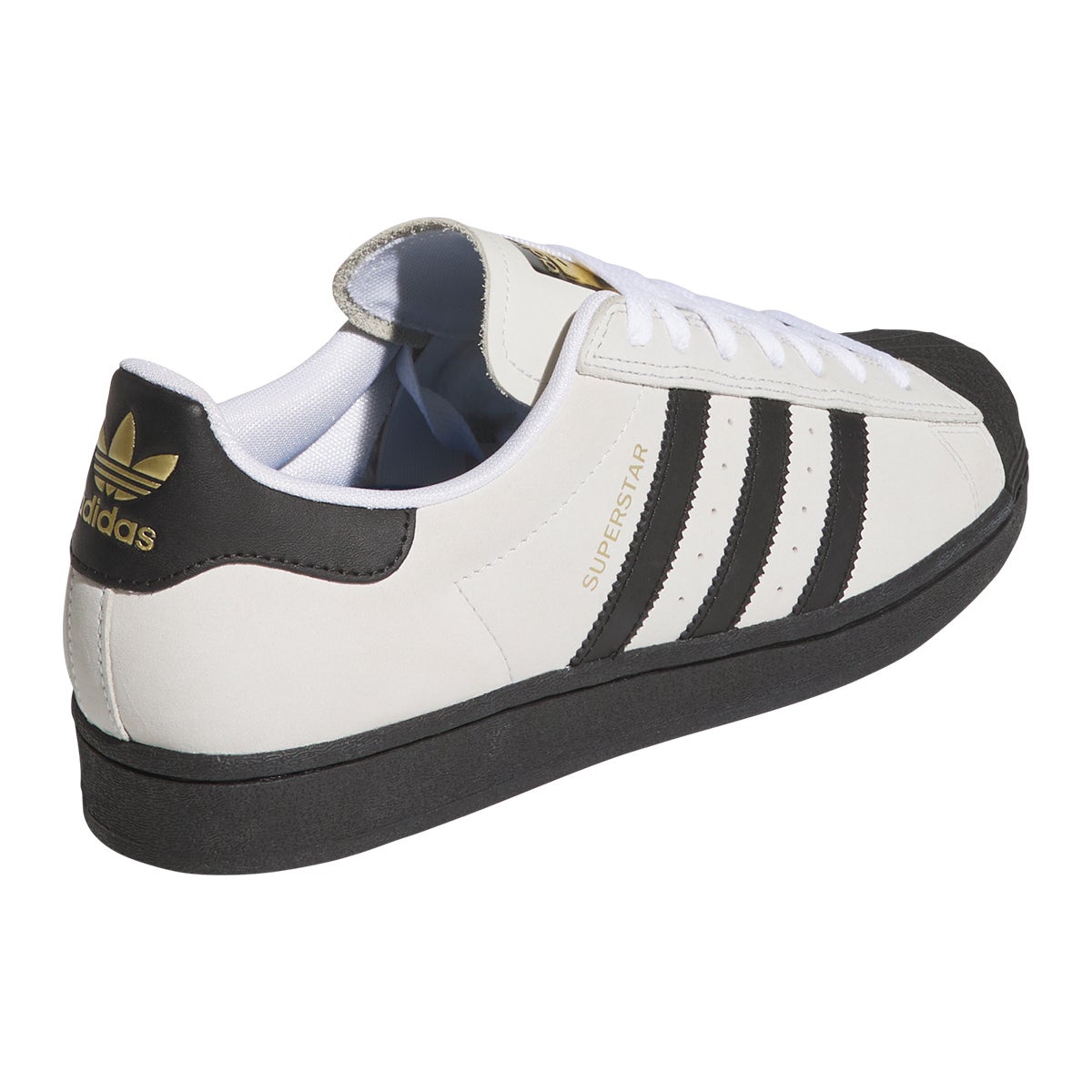 Adidas Superstar ADV Shoe in Crystal White/Black/White