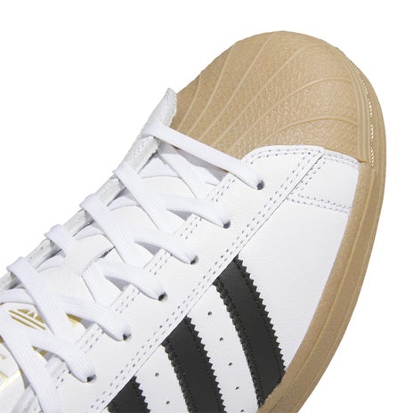 Adidas Superstar ADV Shoe in White/Black/Gum