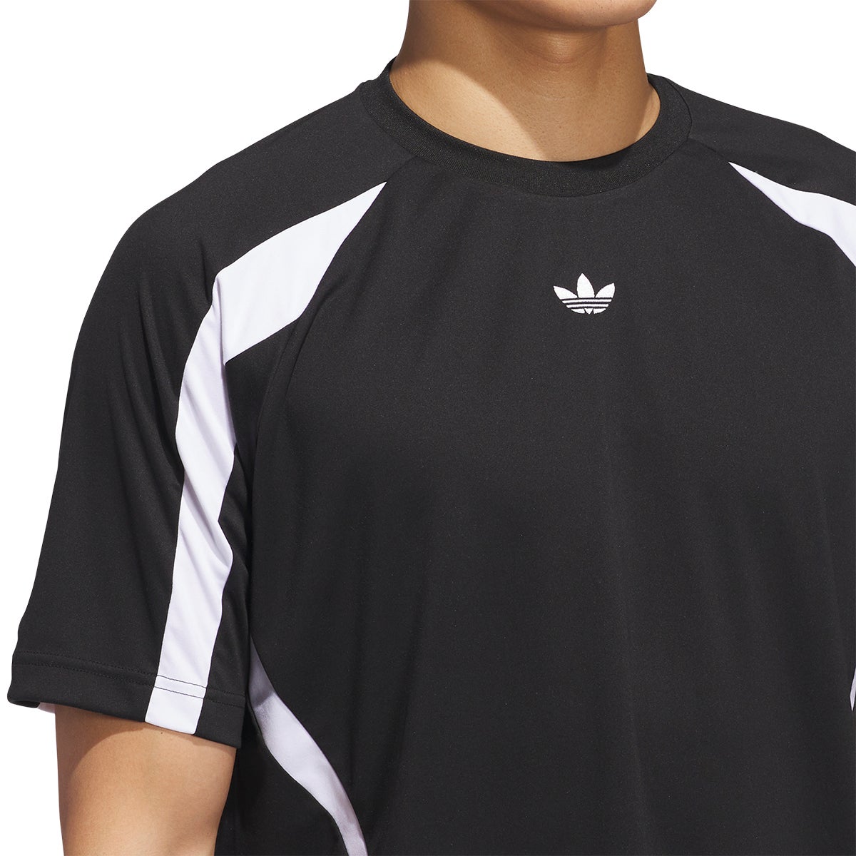 Adidas Teamgeist Jersey in Black/White | Boardertown