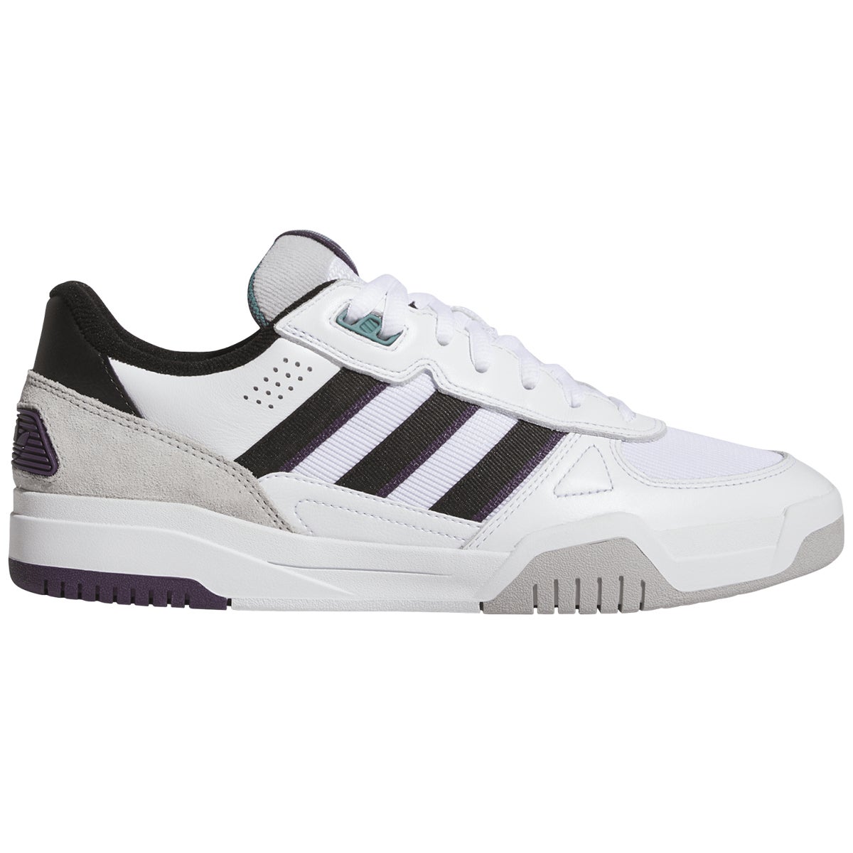 Adidas Tekkira Cup Shoe in White/Core Black/Aurora Plum