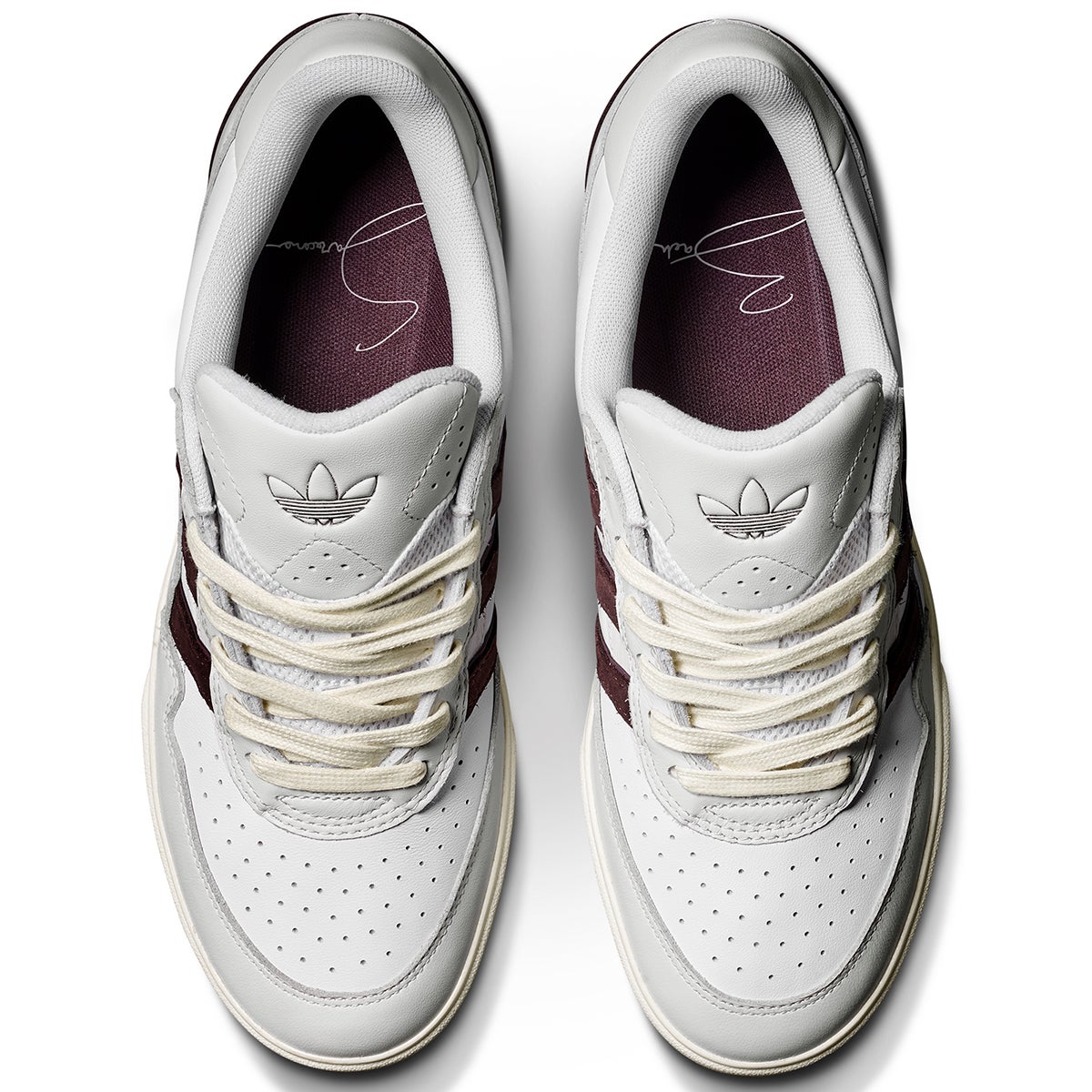 Adidas Tyshawn II X Zach Saraceno Shoe in Crystal White/Brown
