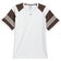 Crystal White/Dark Brown
